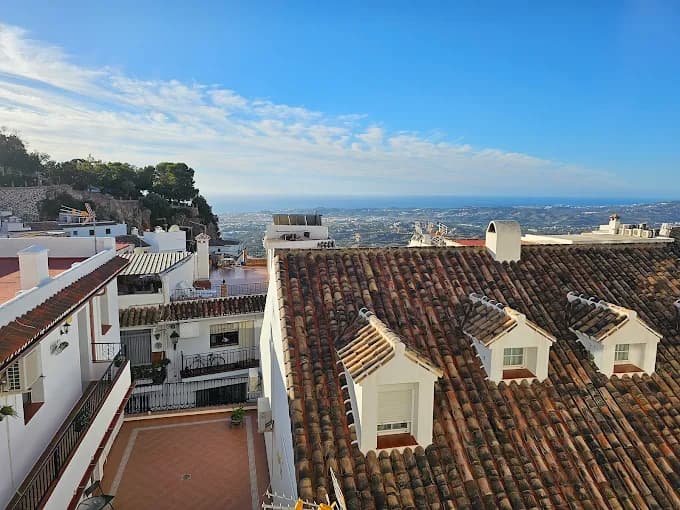 Vistas panorámicas al Mediterráneo desde Mijas
